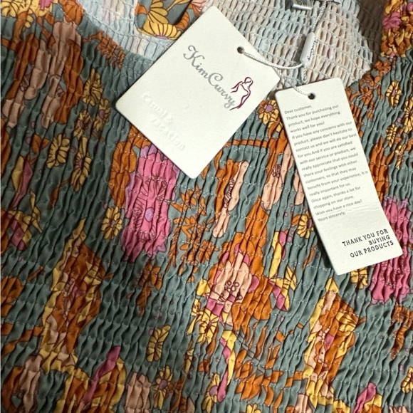 Vibrant Floral Maxi Dress - Multicolor - Picture 7 of 8